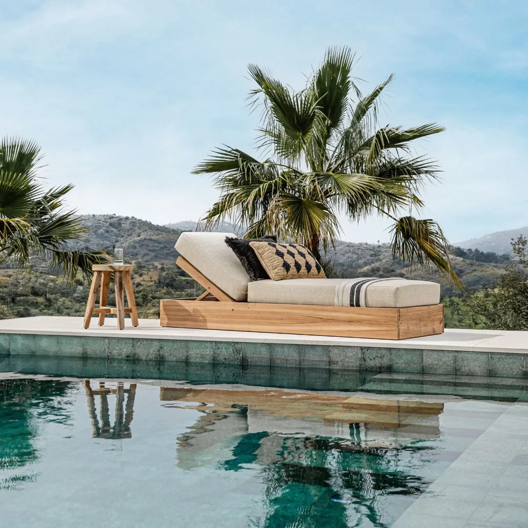 Bali Sunbed | Sand 200x70x35cm Zoco Home