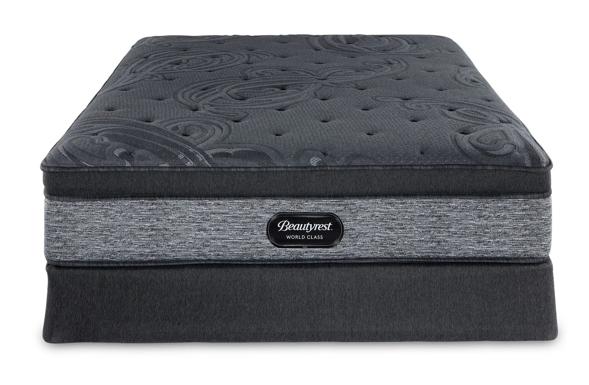 Beautyrest World Class Monarch Firm King Mattress and Split Boxspring Set