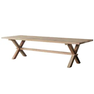 Borneo Outdoor Table | Stretcher | Natural Legs 250x100x76cm Zoco Home