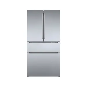 Bosch 800 Series Stainless Steel Counter-Depth 4 Door Refrigerator Rececssed Handle - B36CL80ENS
