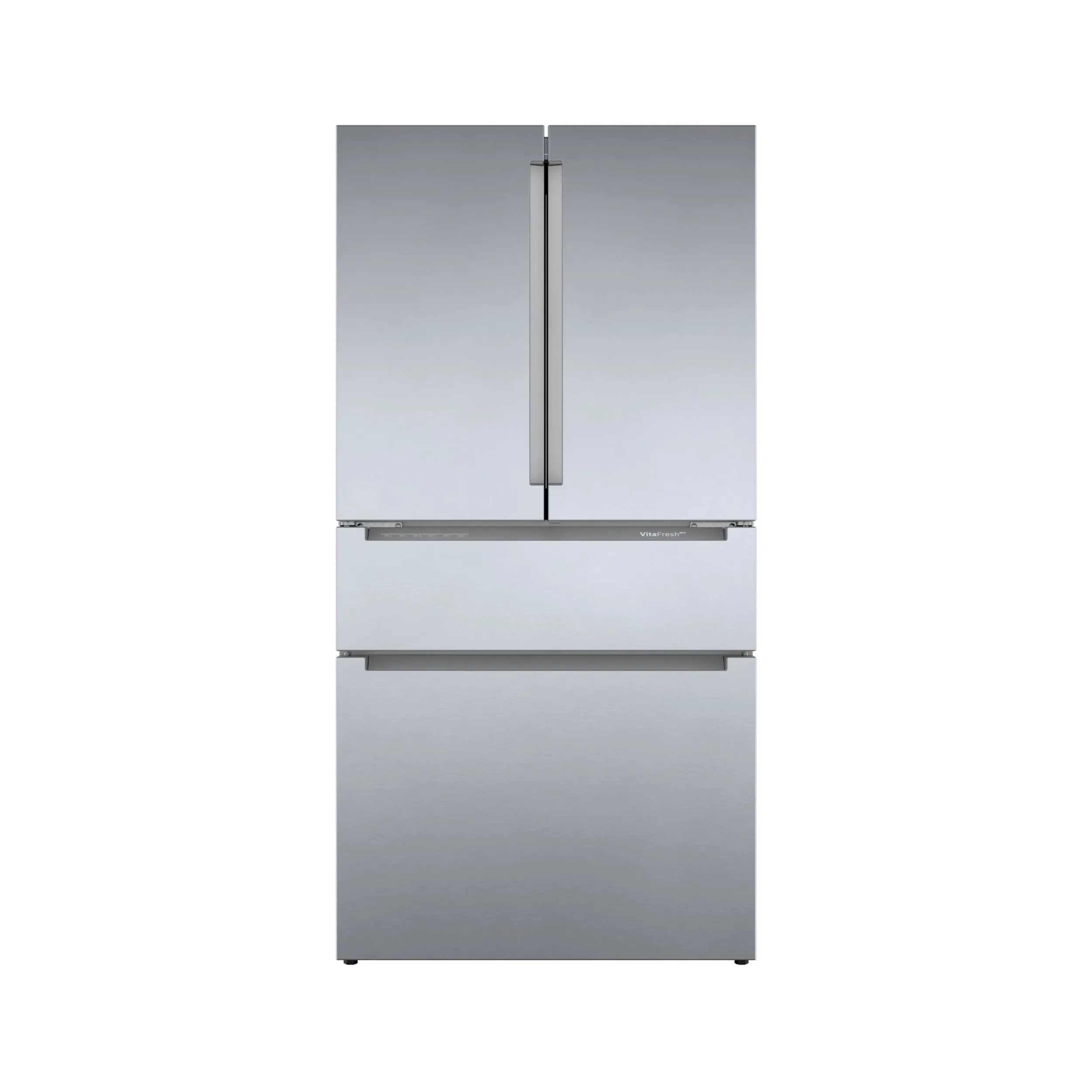 Bosch 800 Series Stainless Steel Counter-Depth 4 Door Refrigerator Rececssed Handle - B36CL80ENS