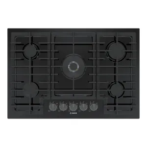 Bosch Black 30" 800 Series Gas Cooktop - NGM8049UC