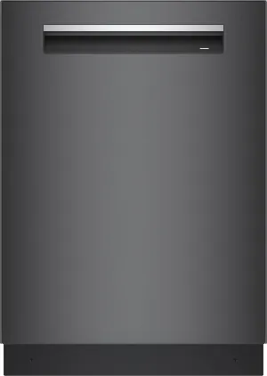 Bosch Black Stainless Steel 24" Smart Dishwasher with Home Connect, Third Rack - SHP78CM4N