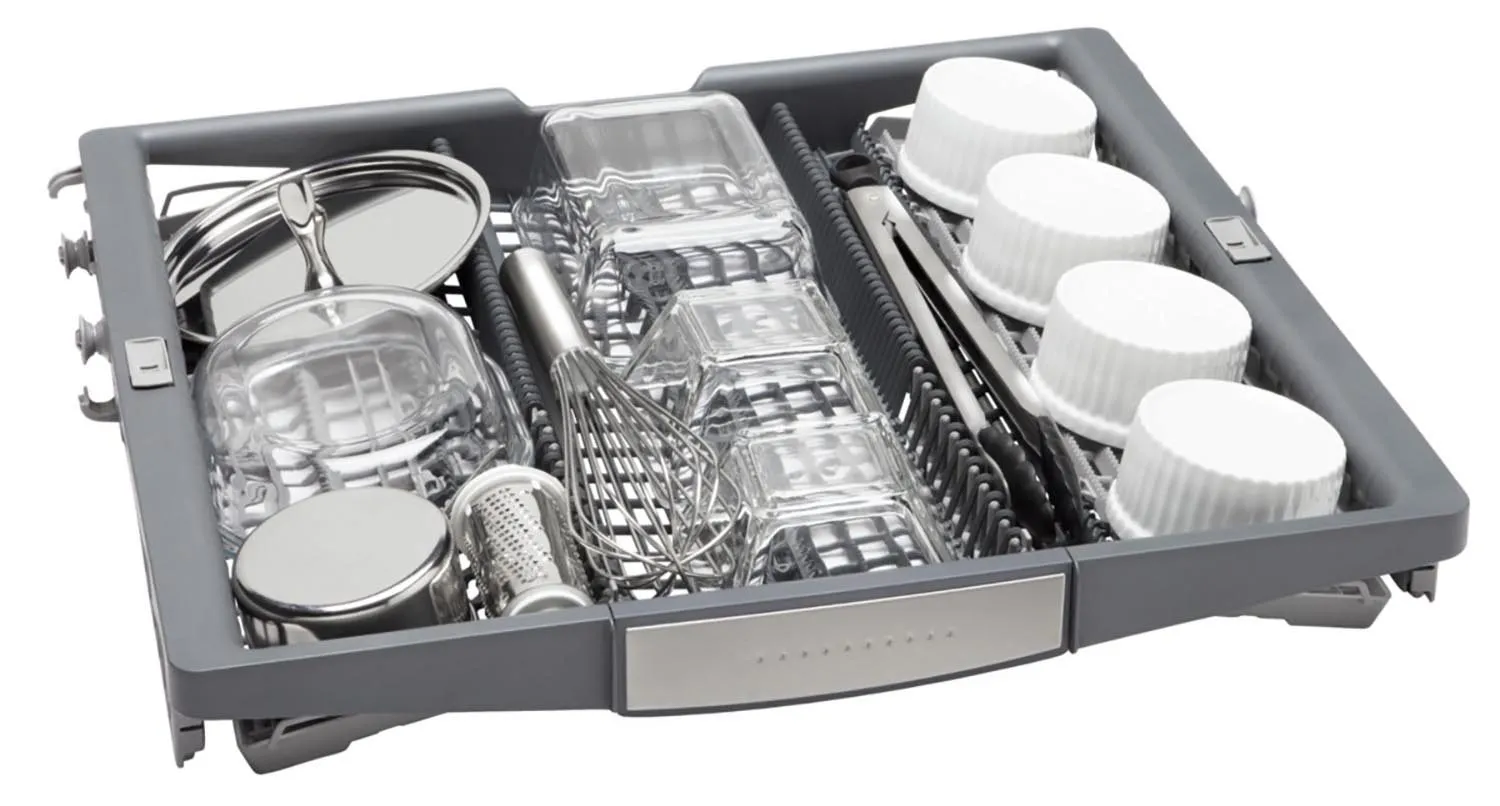 Bosch Stainless Steel 24" Smart Dishwasher with Home Connect, Third Rack - SHX65CM5N