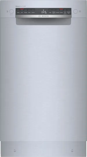 Bosch Stainless Steel 300 Series Smart 18" Dishwasher with Recessed Handle - SPE53C55UC