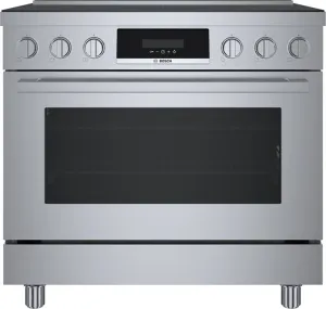 Bosch Stainless Steel 36" Industrial-Style Electric Induction Range (3.7 cu. ft.) - HIS8655C
