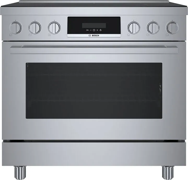 Bosch Stainless Steel 36" Industrial-Style Electric Induction Range (3.7 cu. ft.) - HIS8655C