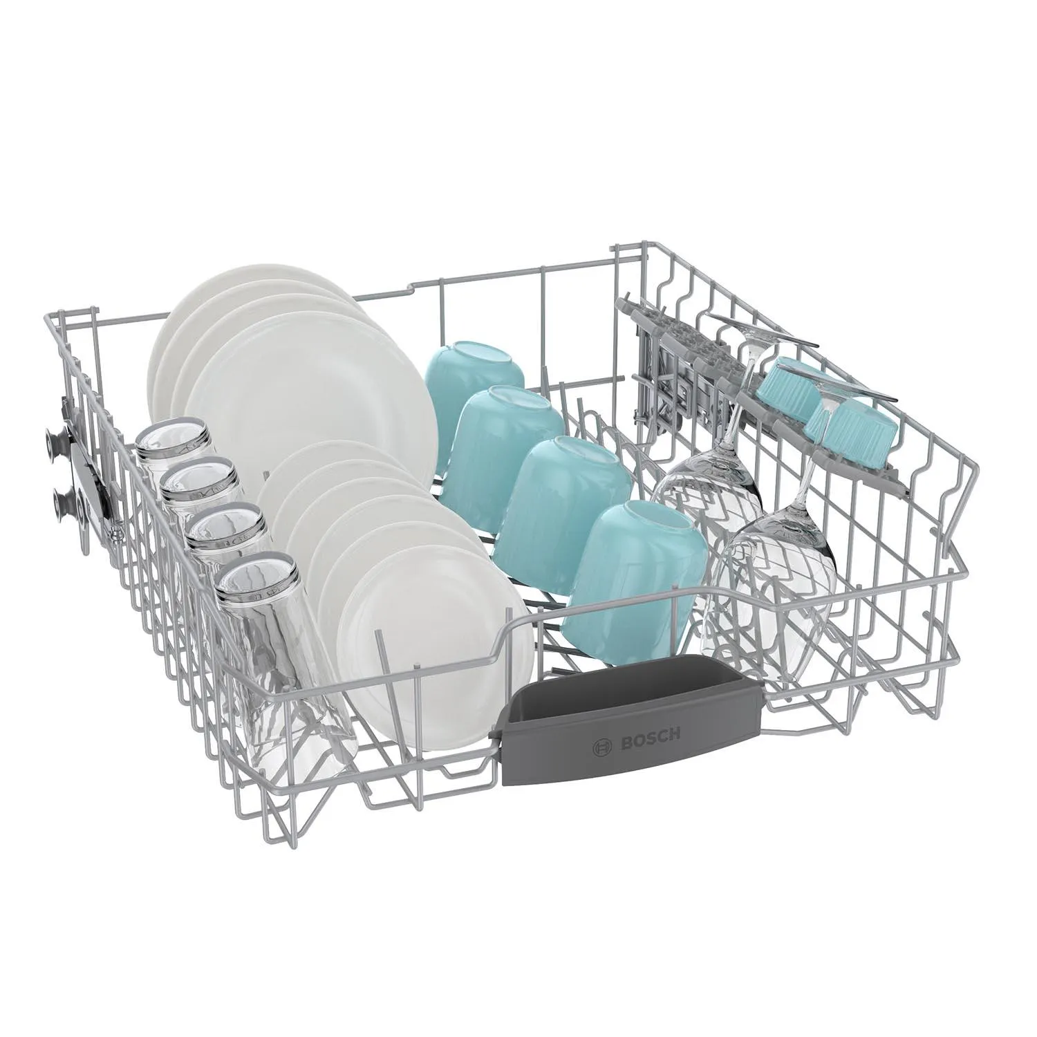 Bosch White 24" Smart Dishwasher with Home Connect, Third Rack - SHE53C82N
