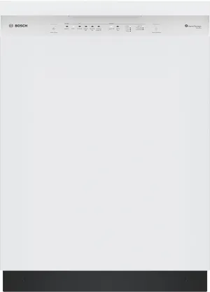 Bosch White 300 Series Built-In Dishwasher with Home Connect (48 dBA) - SHE41CM2N