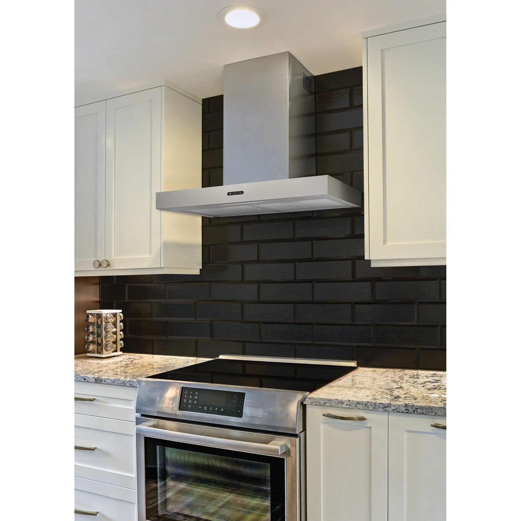 Broan Stainless Steel 30" 460 Max CFM T-Style Chimney Range Hood - EW4330SS