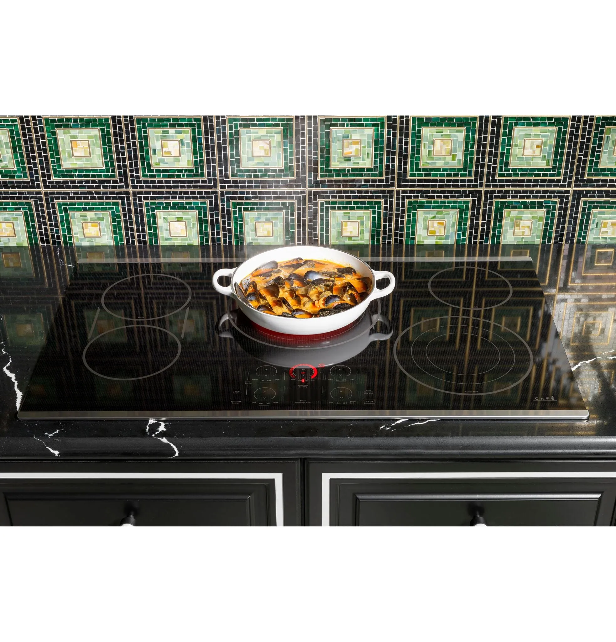 Café Black 30" Touch-Control Electric Cooktop - CEP90301TBB