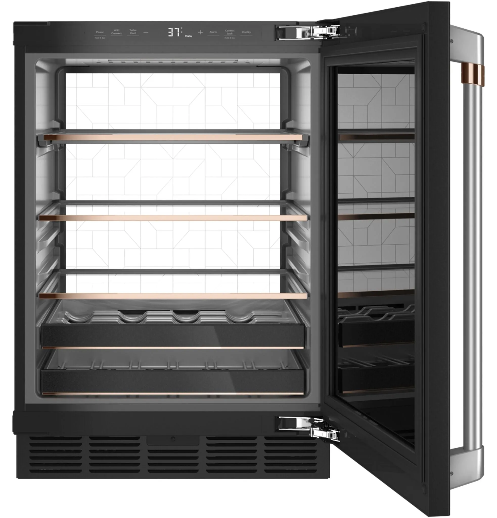 Café Matte Black Beverage Centre (5.1 cu.ft) - CCP06BP3PD1