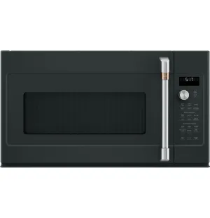 Café Matte Black Convection Over-The-Range Microwave (1.7 Cu Ft)- CVM517P3RD1