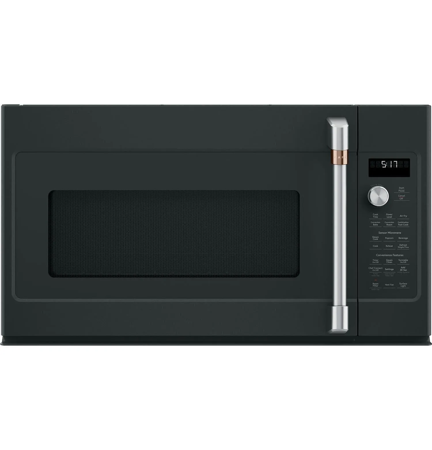 Café Matte Black Convection Over-The-Range Microwave (1.7 Cu Ft)- CVM517P3RD1