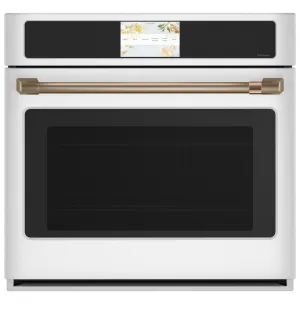 Café Matte White 30" Built-In Convection Single Wall Oven (5.0 Cu.Ft) - CTS90DP4NW2