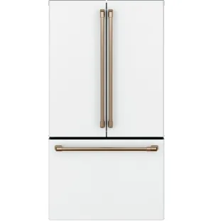 Café Matte White 36" Counter-Depth French-Door Refrigerator (23.1 Cu. Ft.) - CWE23SP4MW2