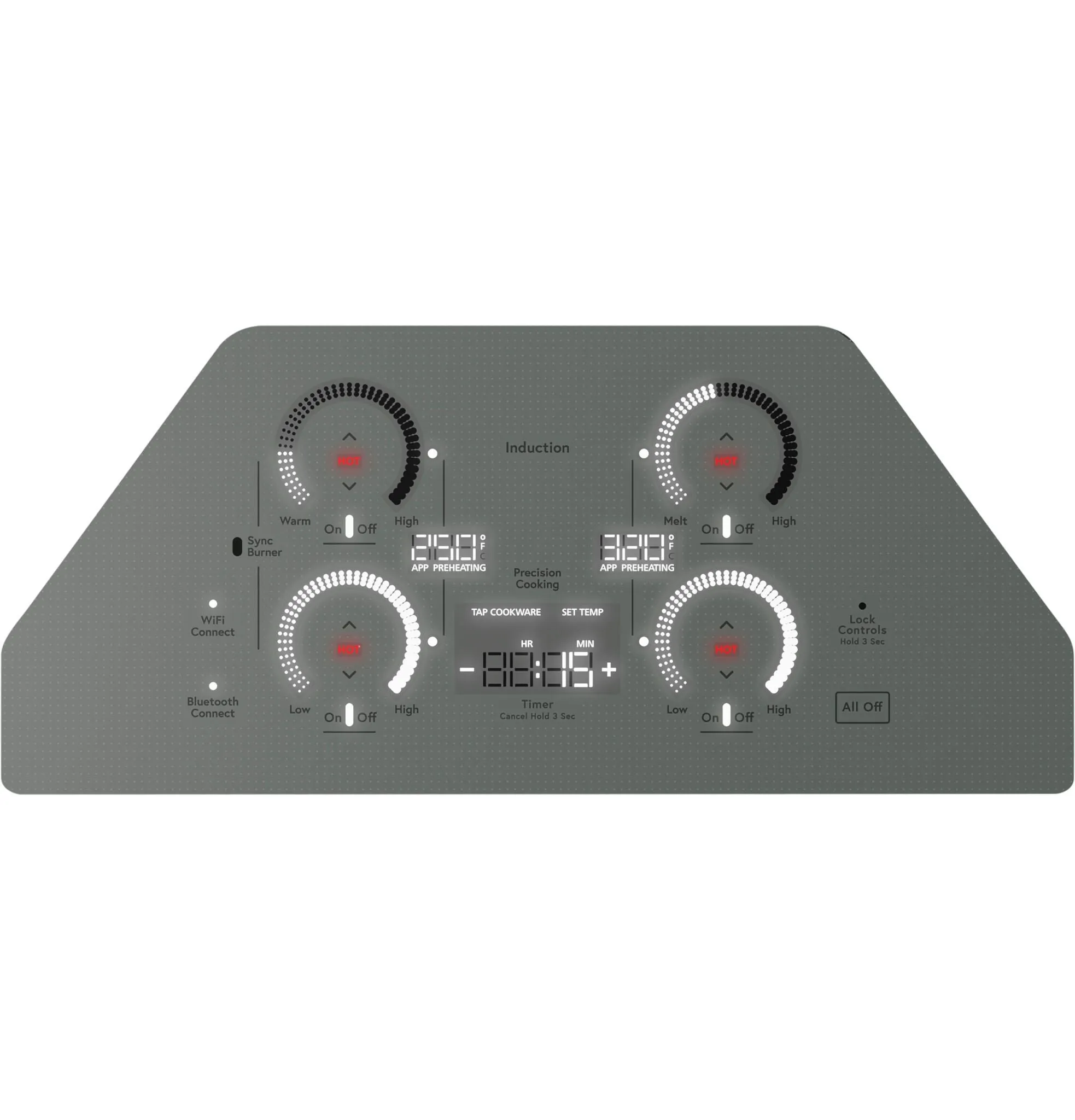 Café Stainless Steel 30" Built-in Touch Control Induction Cooktop - CHP90302TSS