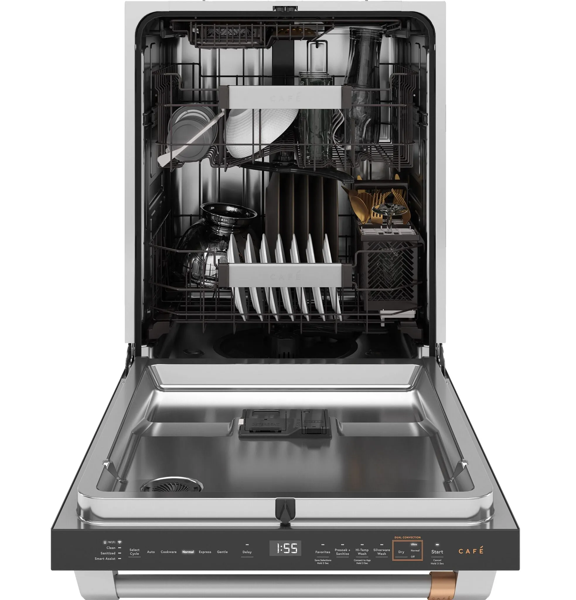 Café Stainless Steel Custom-Fit Dishwasher with UltraWash - CDT888P2VS1