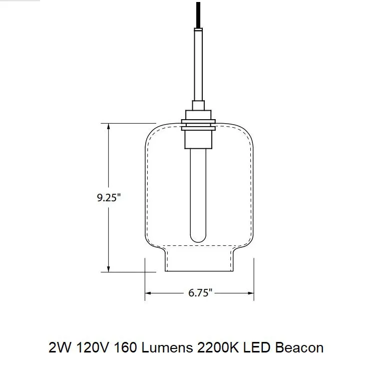 Calla Optique Pendant Light