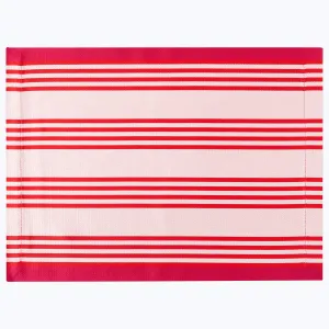 Cherry Red Kutnu Placemat