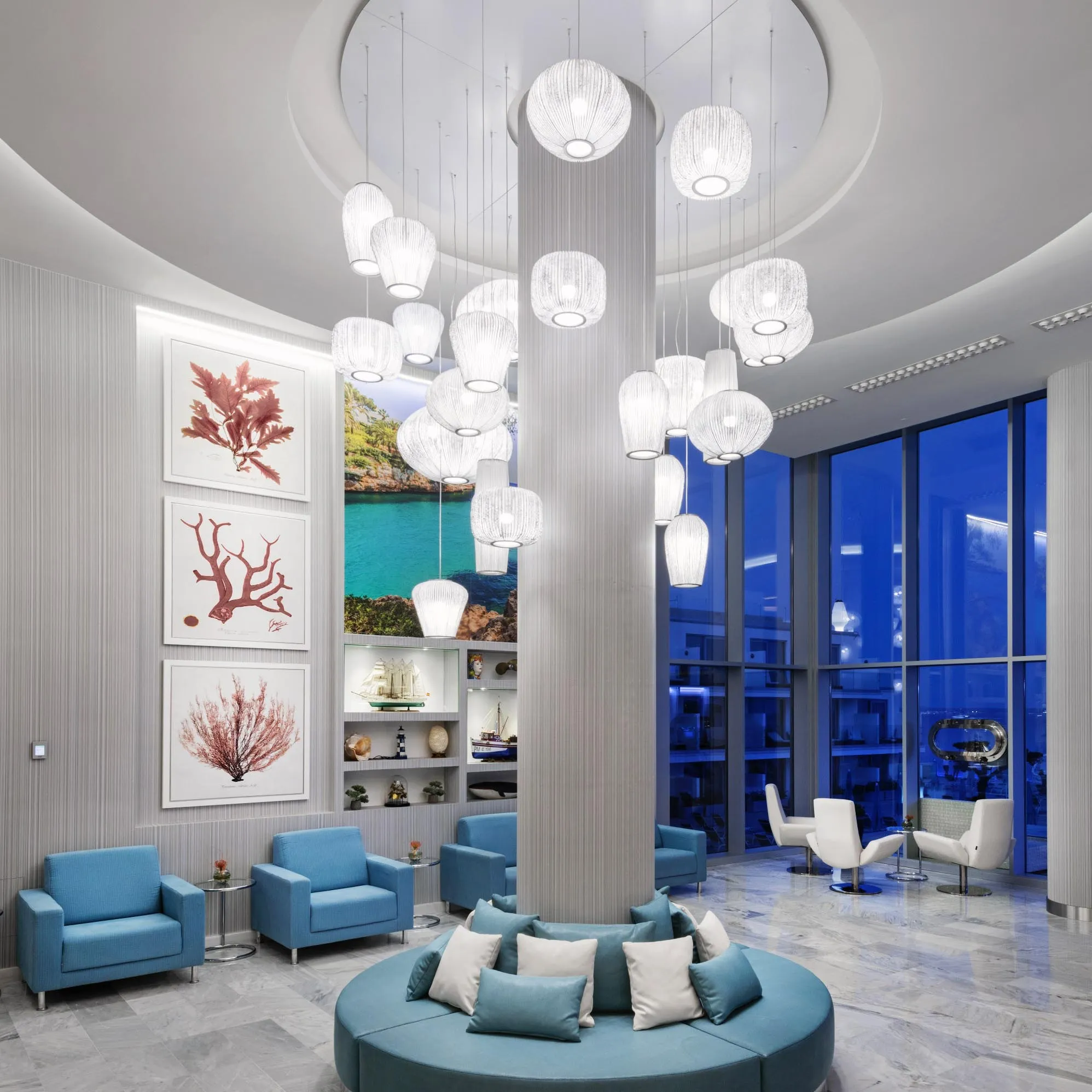 Coral Seaurchin Pendant Light