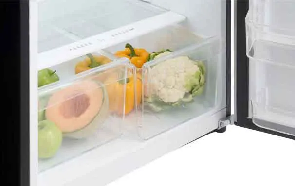 Danby Black And Stainless Look Apartment Size Refrigerator (10.1 Cu.Ft.) - DFF101B1BSLDB