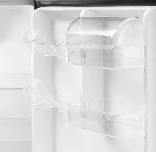 Danby Black And Stainless Look Apartment Size Refrigerator (10.1 Cu.Ft.) - DFF101B1BSLDB