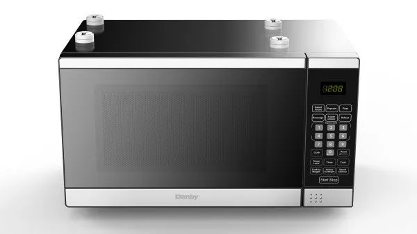 Danby Designer Stainless Steel Space Saving Under the Cupboard Microwave (0.7 Cu. Ft.) - DDMW007501G1