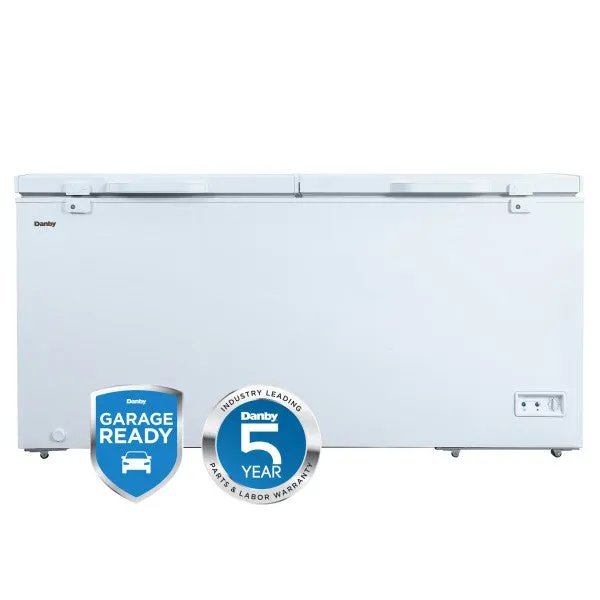 Danby White Chest Freezer 2 Door (21.0 Cu. Ft.) - DCFM210A1WDB