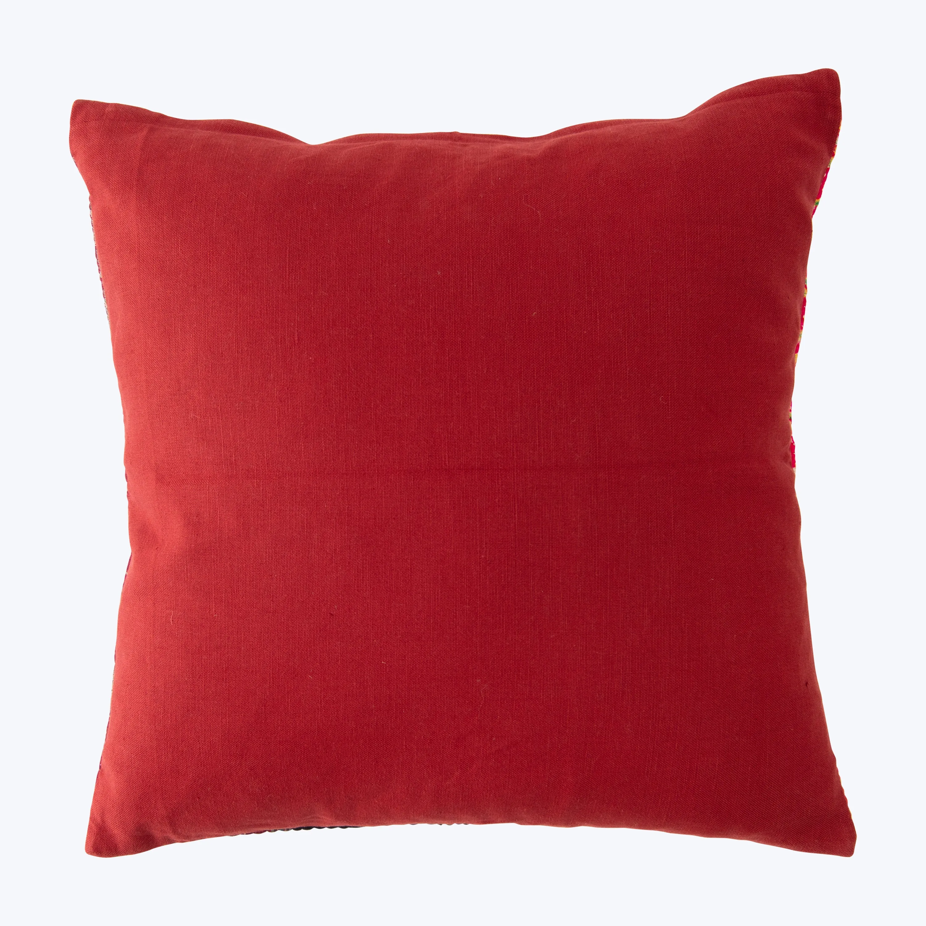 Ditsy Kantha Square Vintage Cotton Pillow
