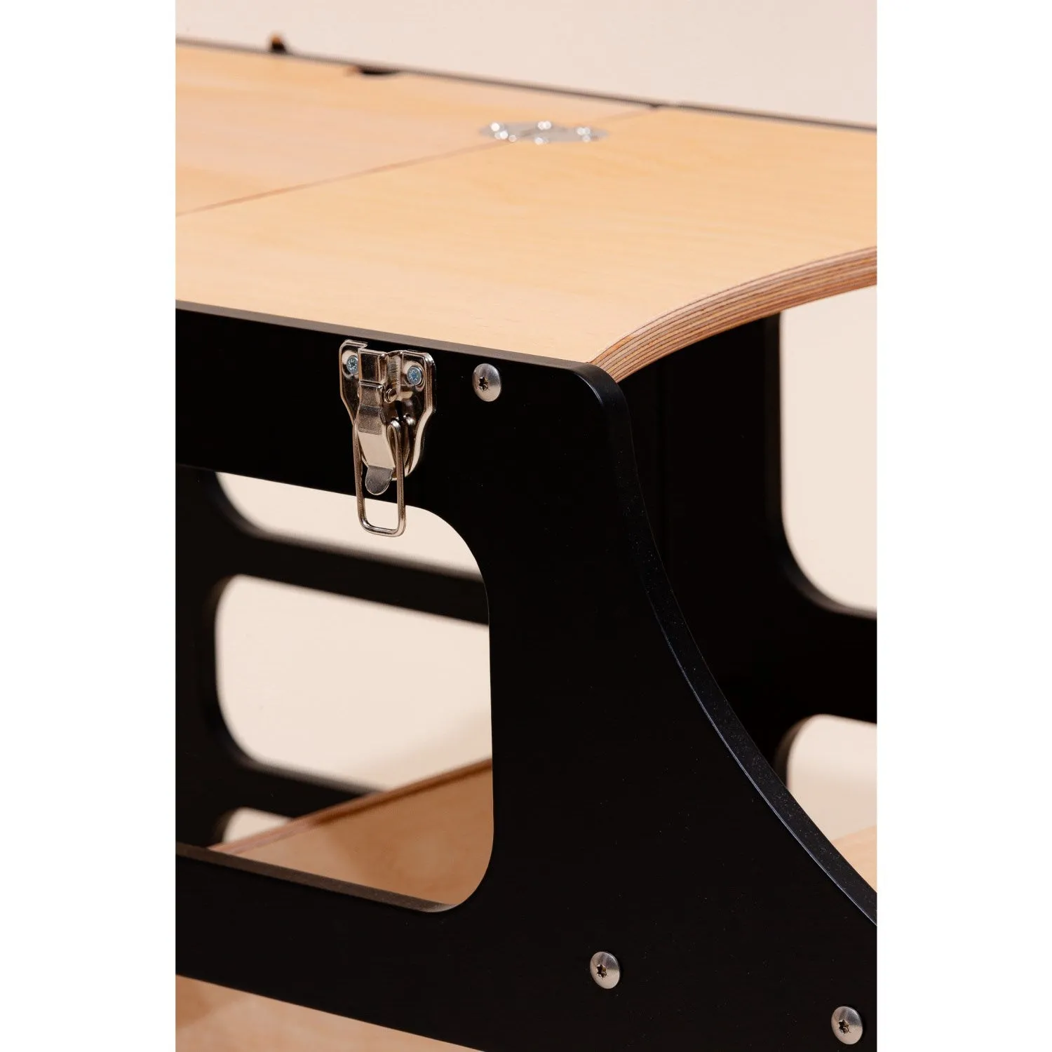 Duck Woodworks Foldable Kitchen Tower Black