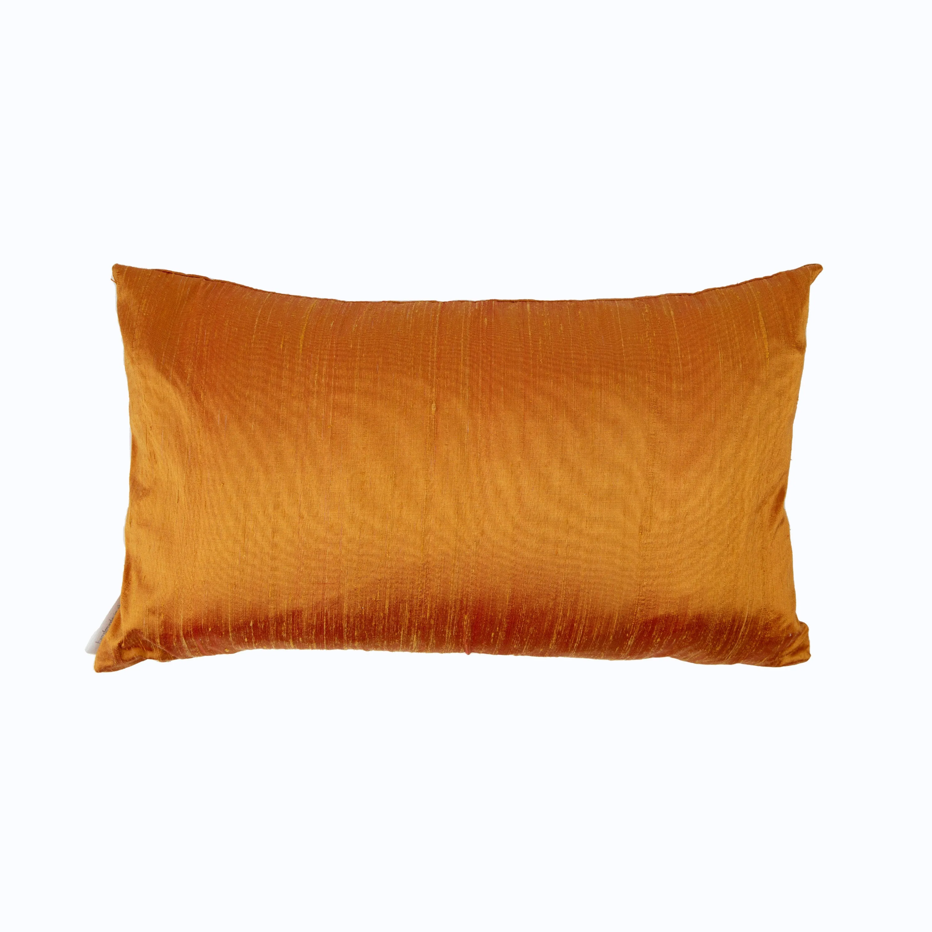 Dupioni Pumpkin Pillow