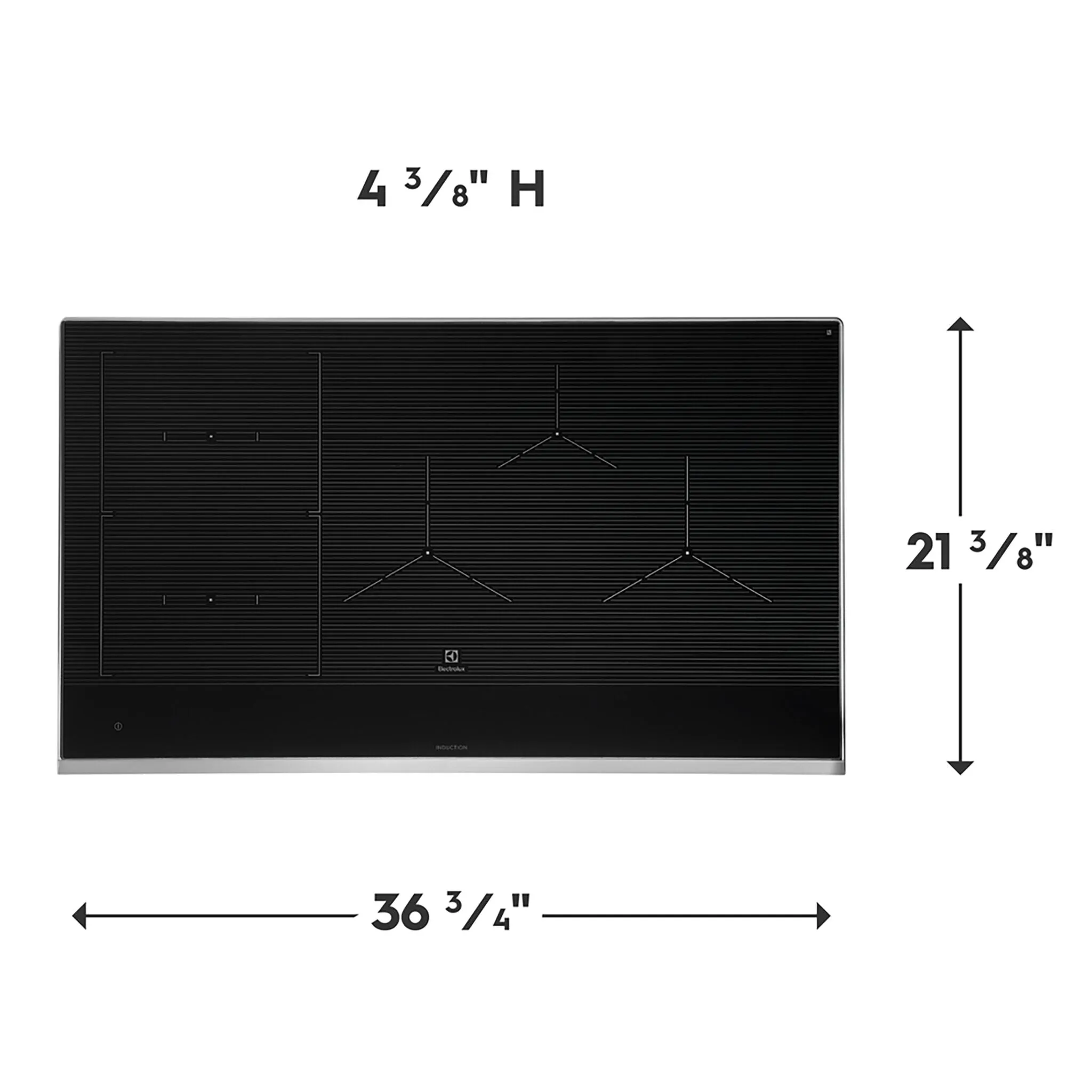 Electrolux Stainless Steel 36" Induction Cooktop - ECCI3668AS