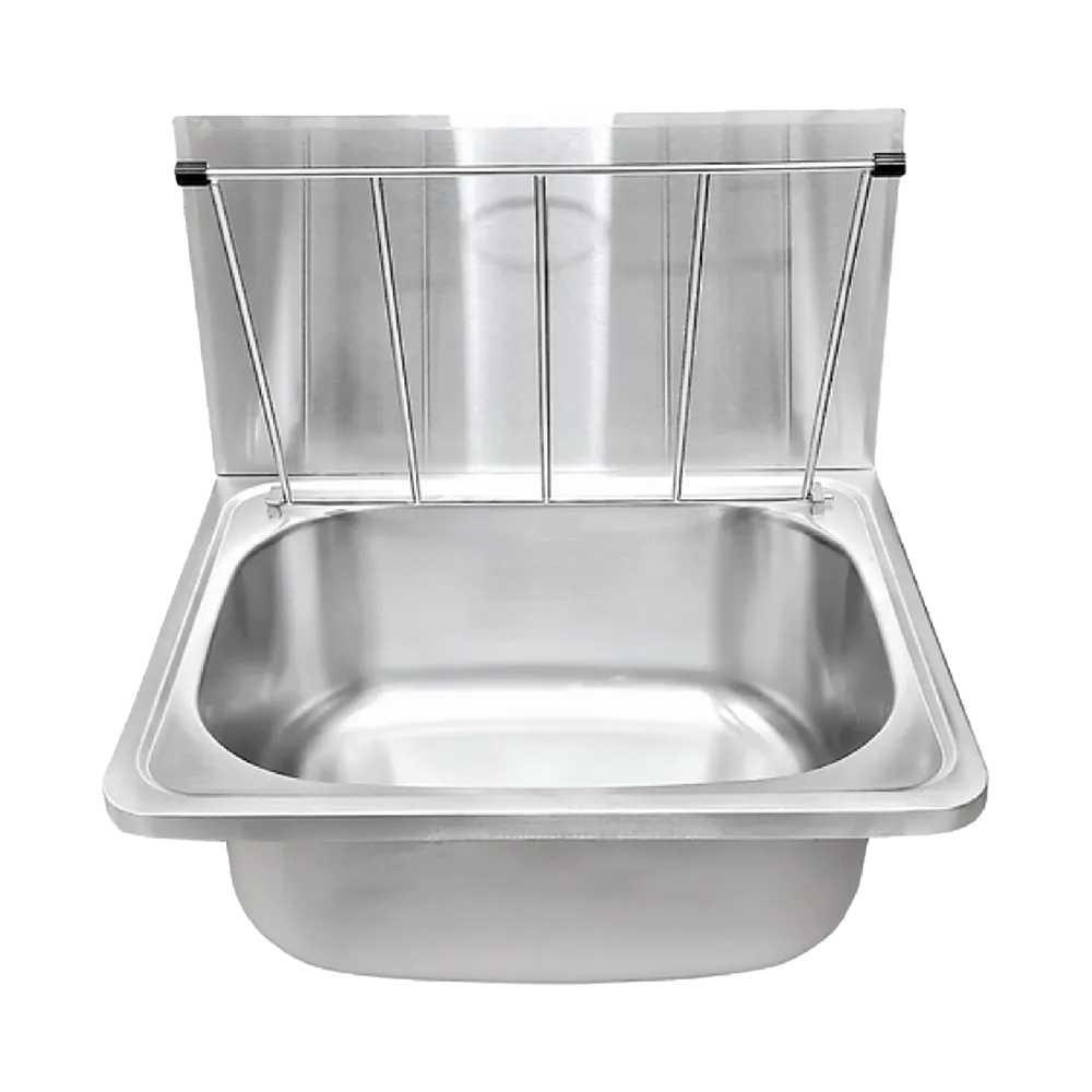 Evia Cleaners Sink Stainless Steel with Splashback 560 x 460 x 240mm
