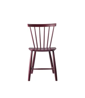 Fdb Mbler Poul M. Volther J46 Chair Nordic Swan Ecolabel Beech, Black Red