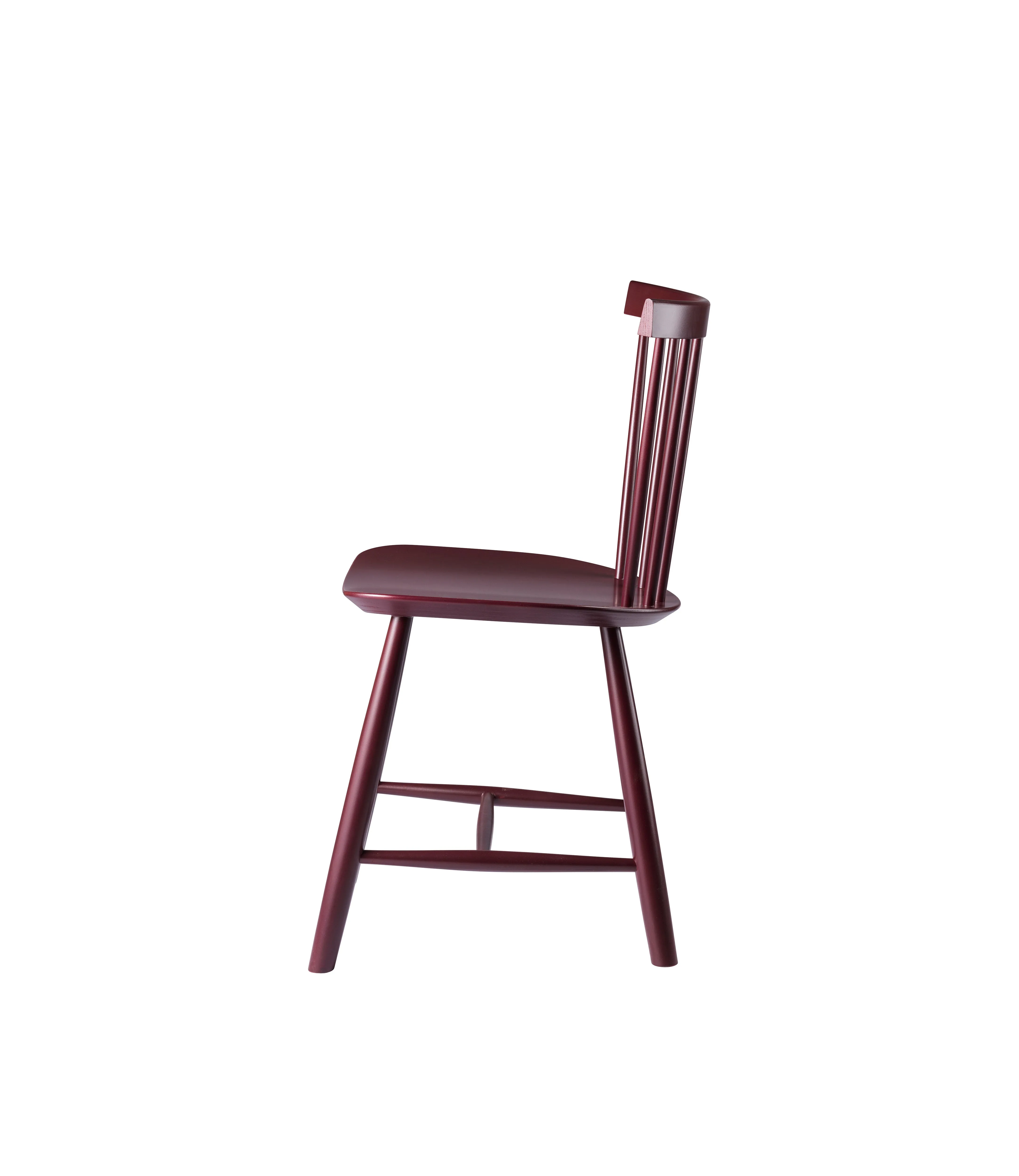 Fdb Mbler Poul M. Volther J46 Chair Nordic Swan Ecolabel Beech, Black Red