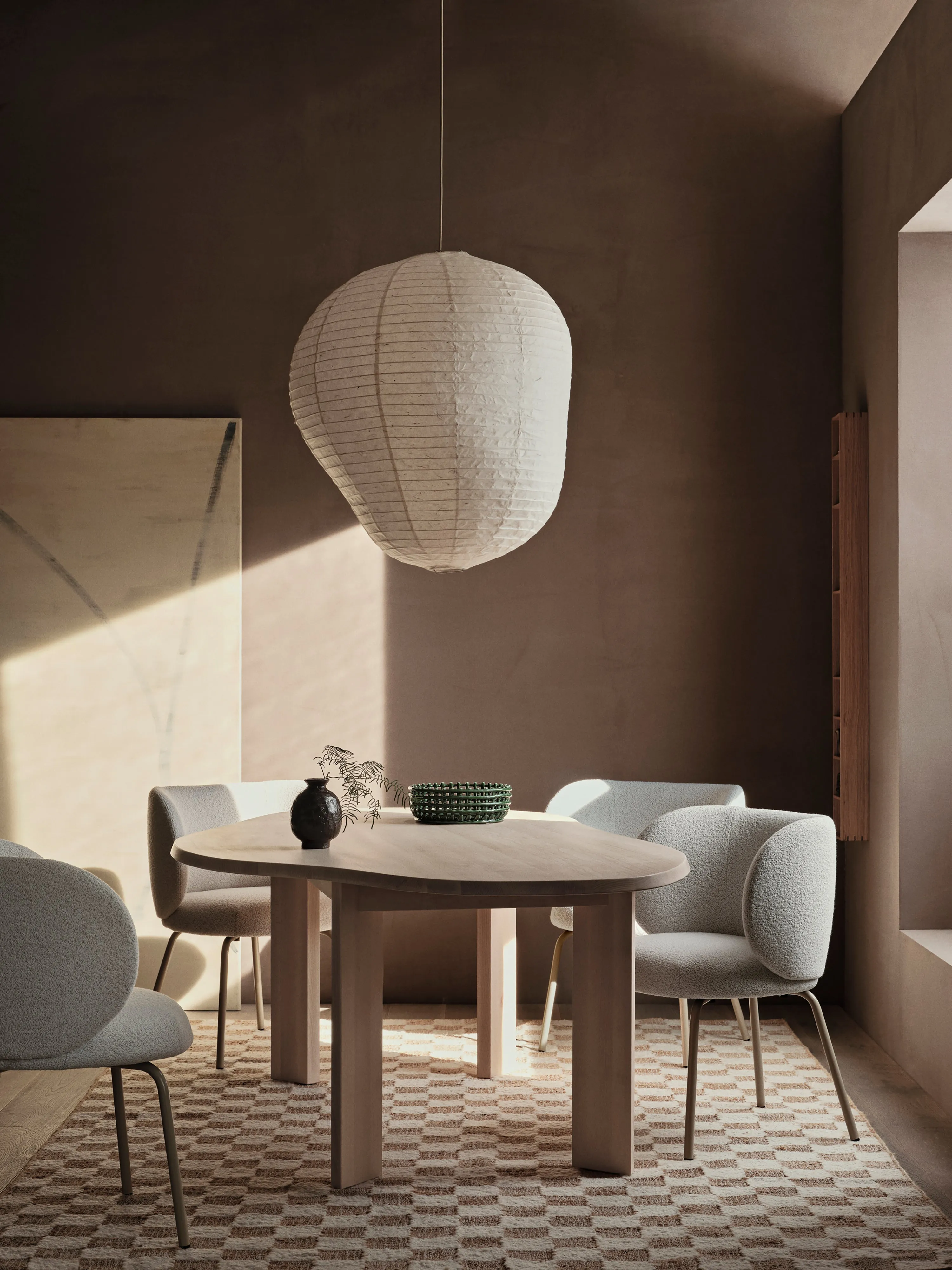 Ferm Living Tarn Dining Table 220 White Oiled Beech