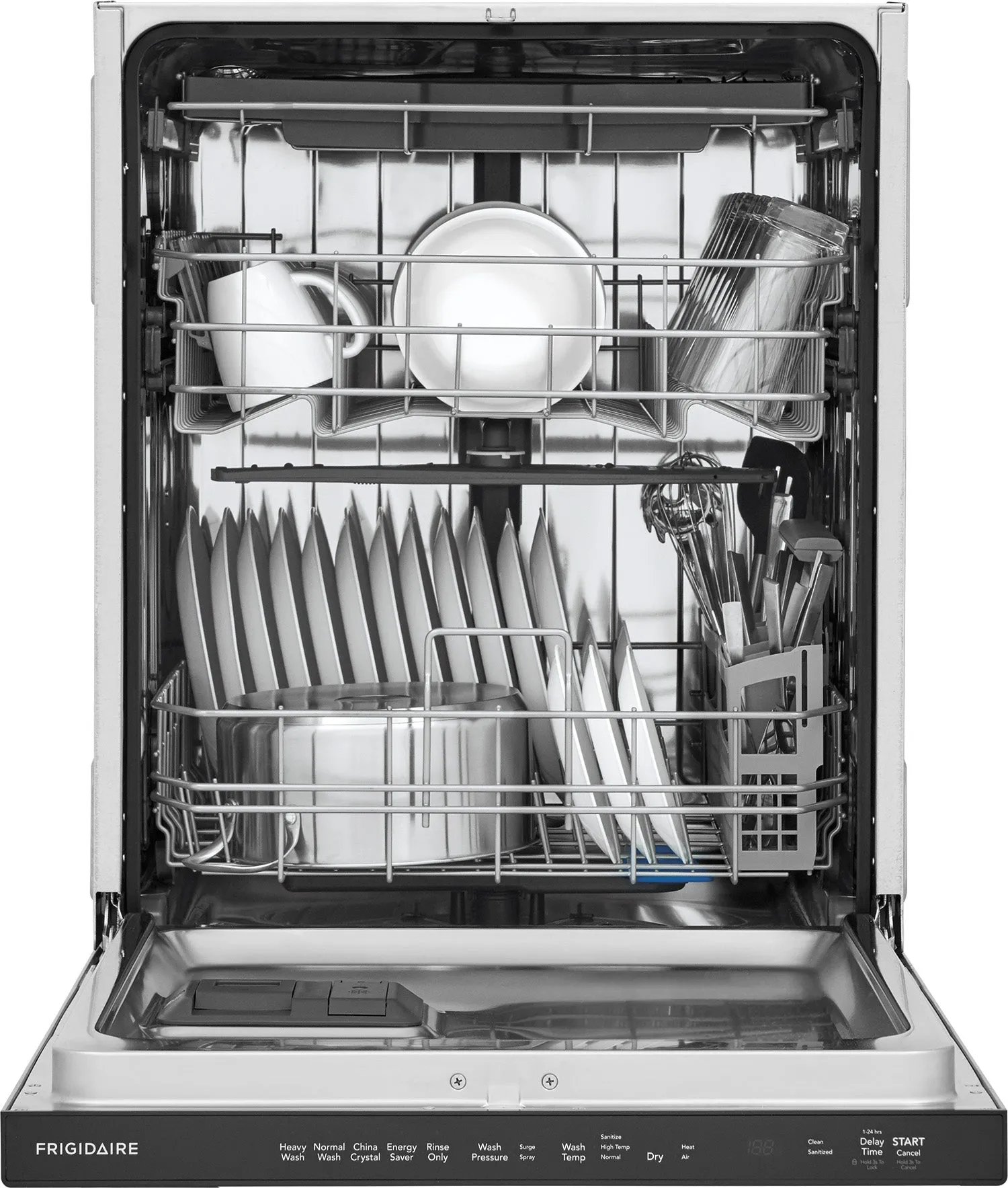 Frigidaire 24" Stainless Steel Dishwasher with BladeSpray® (49 dBA) - FDSP4501AS