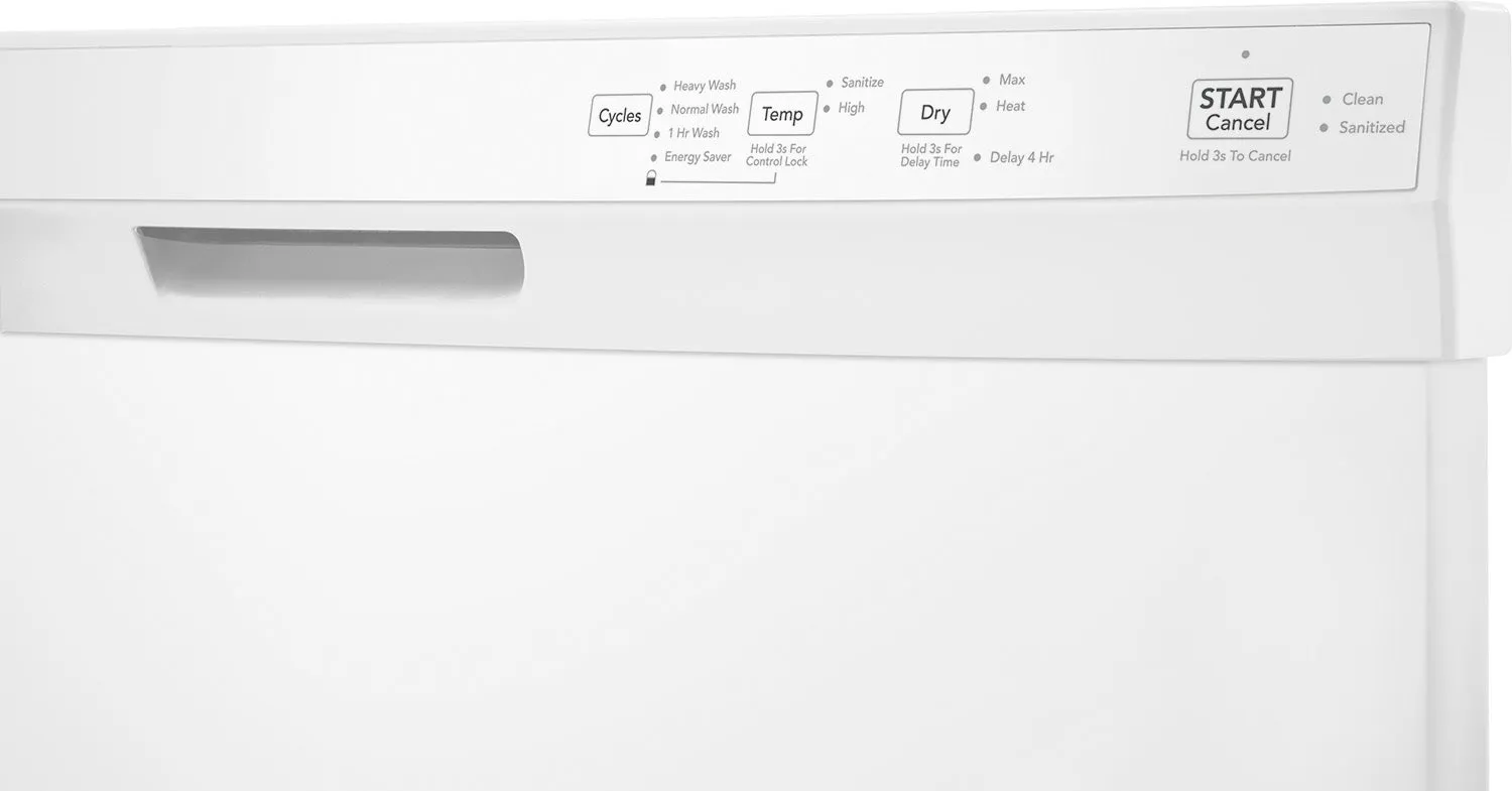 Frigidaire 24" White Built-In Dishwasher - FDPC4314AW