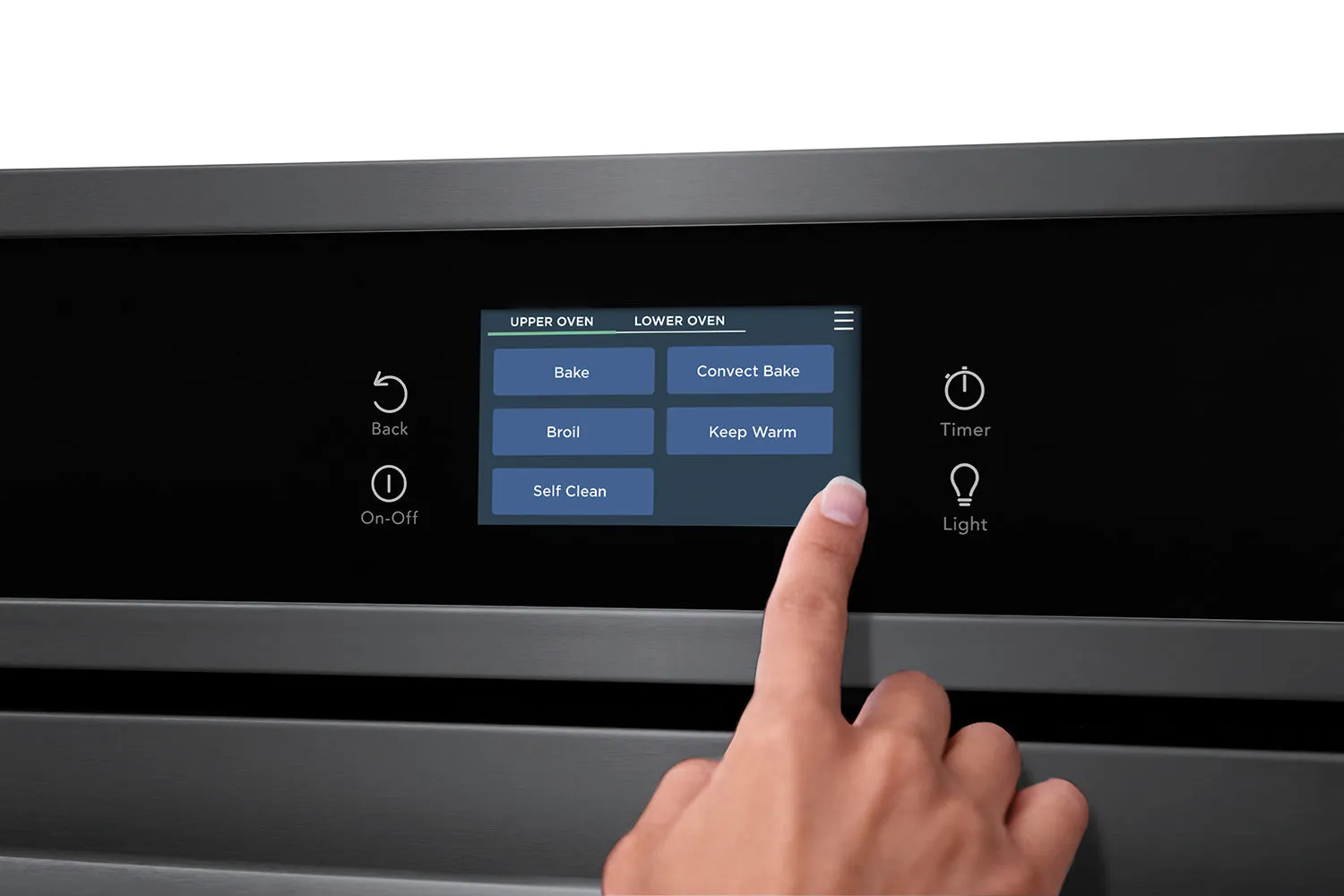 Frigidaire Black Stainless Steel 30" Double Wall Oven with Fan Convection (10.6 Cu. Ft) - FCWD3027AD