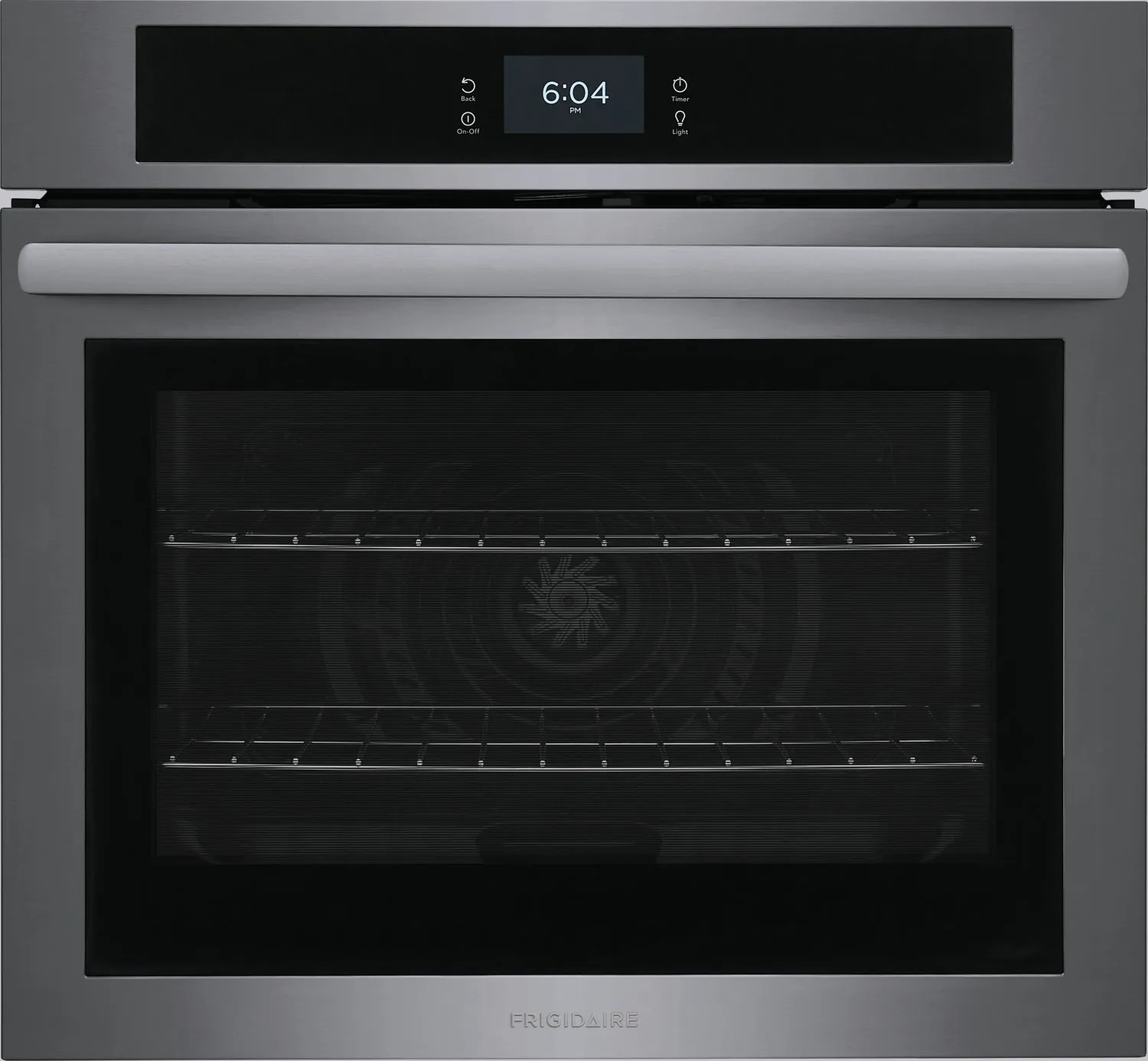Frigidaire Black Stainless Steel 30" Single Wall Oven with Fan Convection (5.3 Cu. Ft) - FCWS3027AD