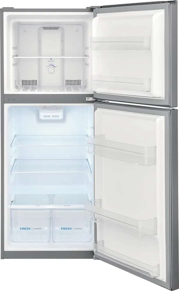 Frigidaire Brushed Stainless Steel Top Mount Refrigerator (11.6 Cu. Ft.) - FFET1222UV