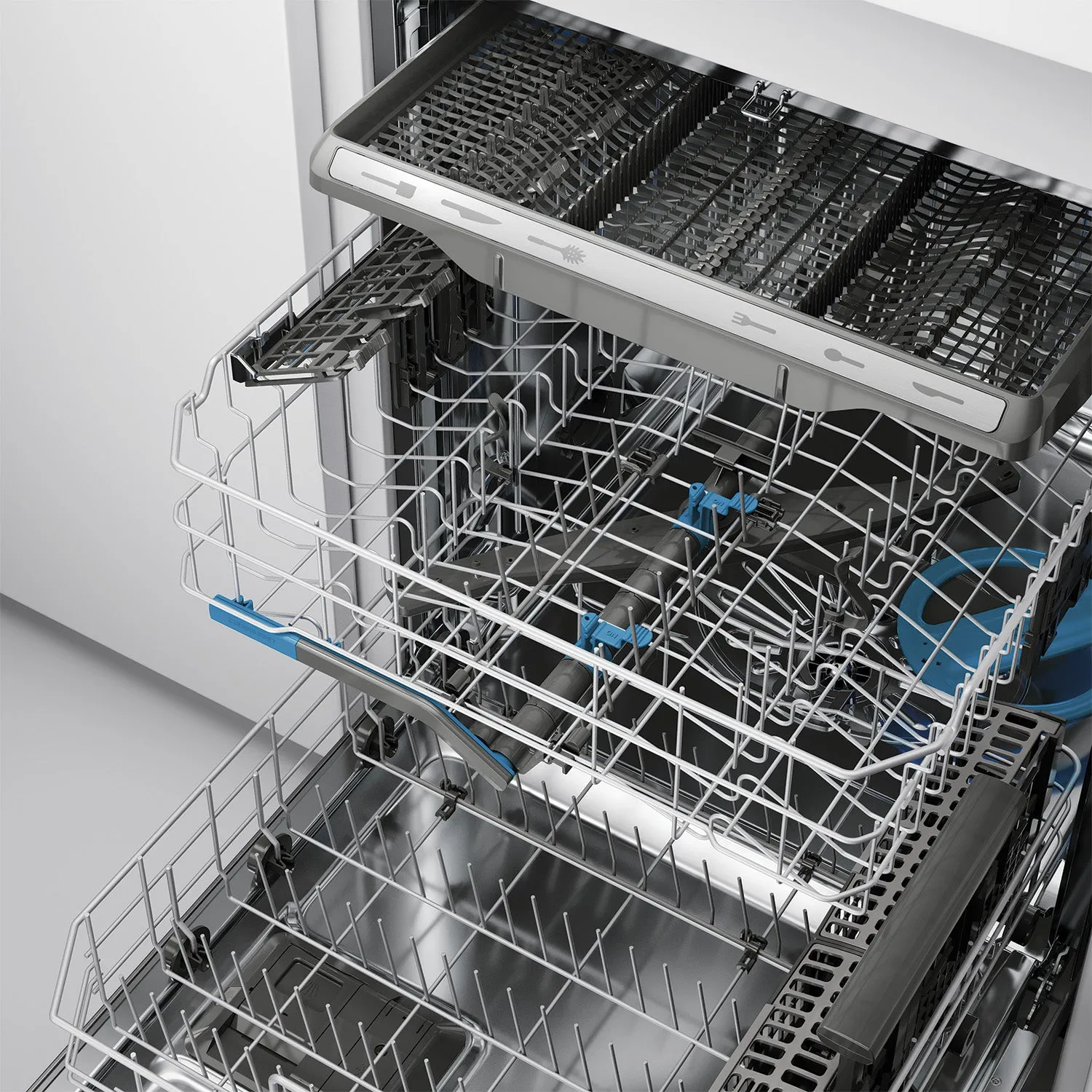 Frigidaire Gallery 24" Smudge-Proof™ Stainless Steel Dishwasher with CleanBoost™ (47 dBA) - GDSP4715AF