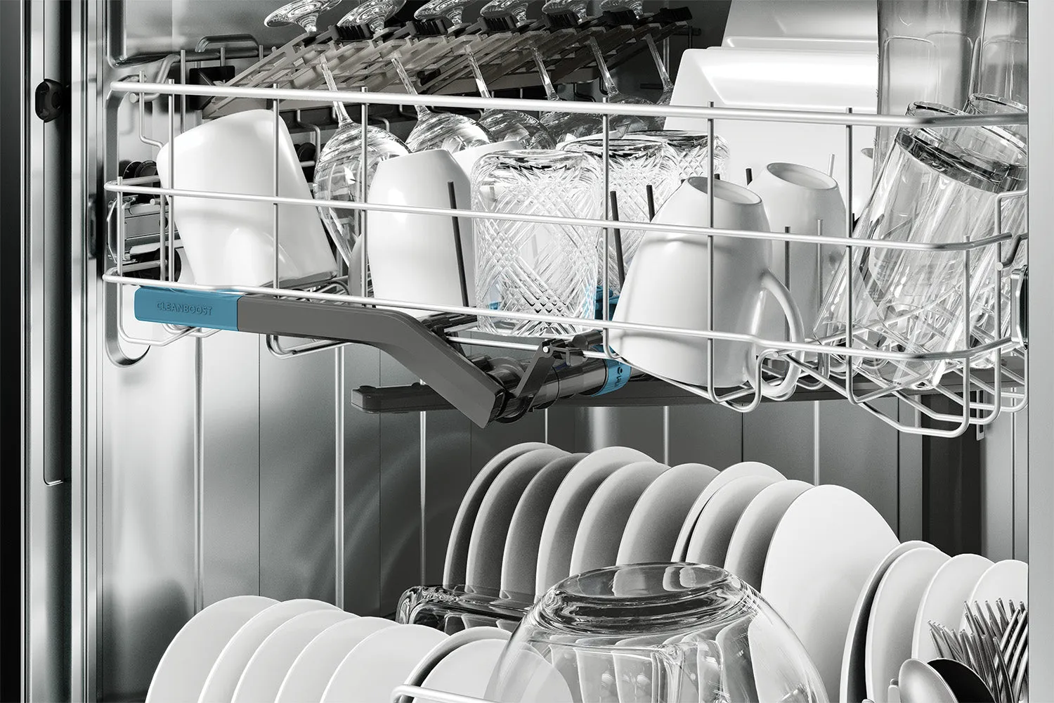 Frigidaire Gallery 24" Smudge-Proof™ Stainless Steel Dishwasher with CleanBoost™ (47 dBA) - GDSP4715AF