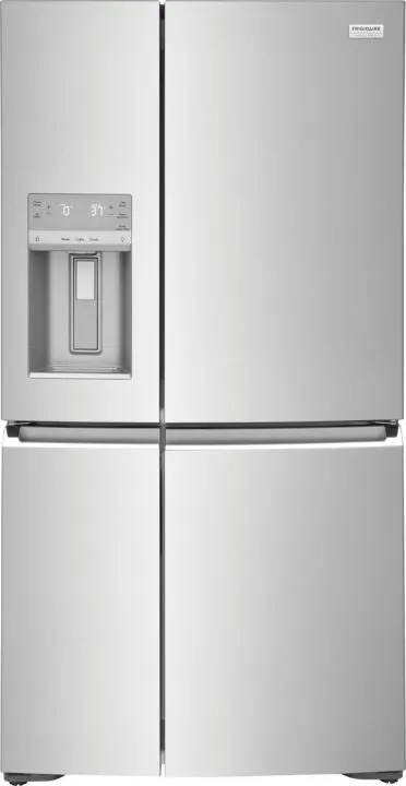 Frigidaire Gallery 36" Smudge-Proof® Stainless Steel Counter-Depth 4-Door Refrigerator (21.5 cu. ft.) - GRQC2255BF