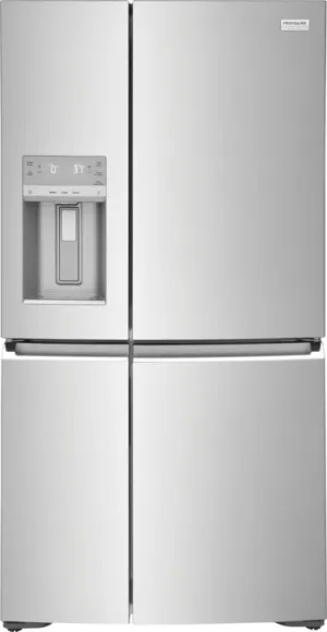 Frigidaire Gallery 36" Smudge-Proof® Stainless Steel Counter-Depth 4-Door Refrigerator (21.5 cu. ft.) - GRQC2255BF