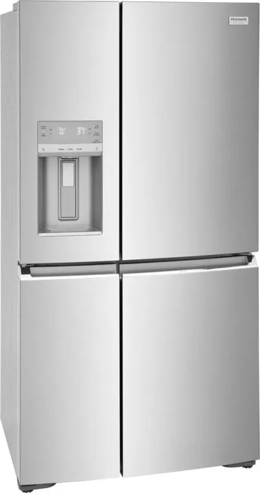 Frigidaire Gallery 36" Smudge-Proof® Stainless Steel Counter-Depth 4-Door Refrigerator (21.5 cu. ft.) - GRQC2255BF