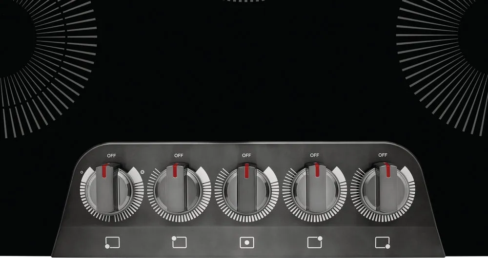 Frigidaire Gallery Black Stainless Steel 30" Electric Cooktop - GCCE3070AD