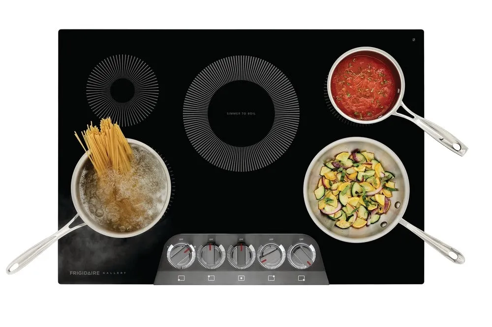 Frigidaire Gallery Black Stainless Steel 30" Electric Cooktop - GCCE3070AD