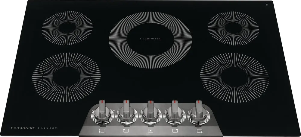 Frigidaire Gallery Black Stainless Steel 30" Electric Cooktop - GCCE3070AD